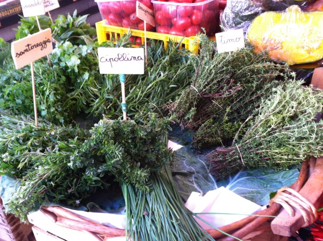 Herbs at the Rialto Market