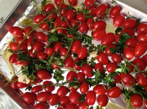 Roasted Cherry Tomato Sauce before