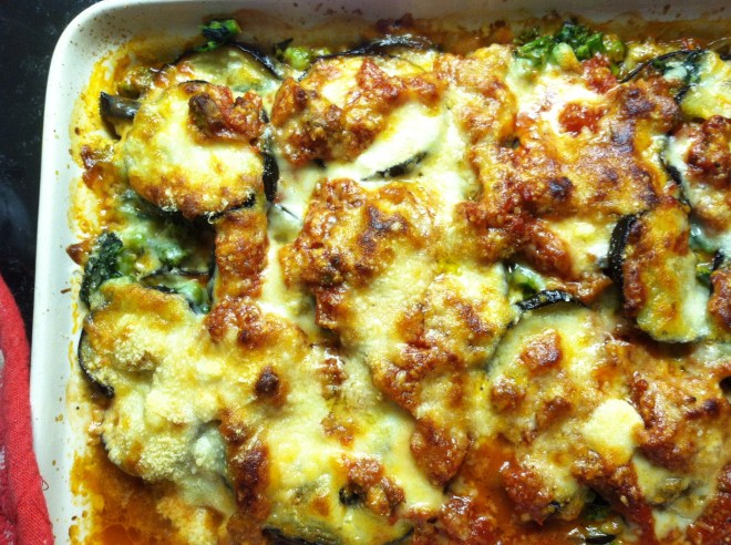 baked eggplant parmigiano