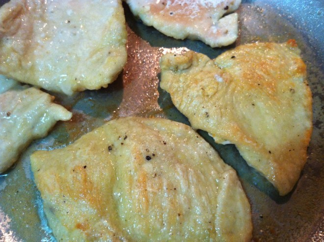 saute cutlets 