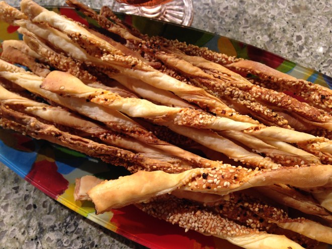 puff pastry breadsticks