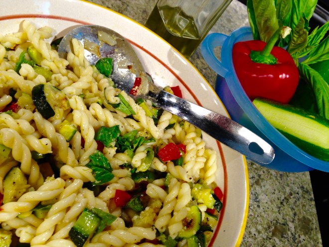 Pasta w Roasted Zucchini