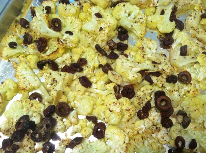 Roasted cauliflower