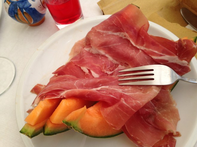 prosciutto and melon