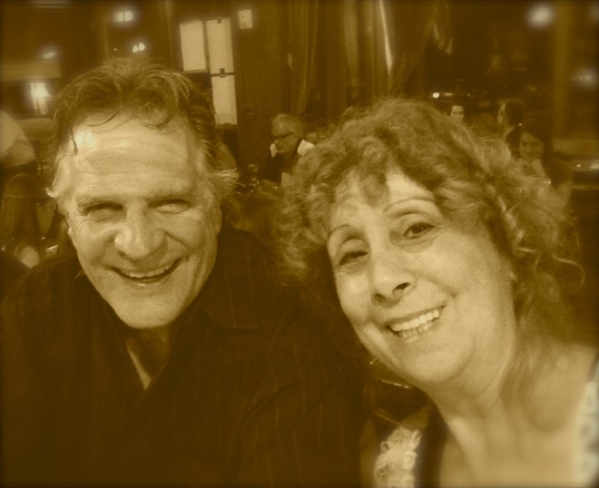 D and me at Burger Up