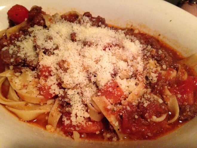 fettuccine alla bolognese