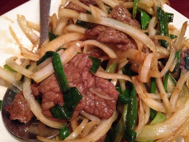 Mongolian Beef at Chinatown