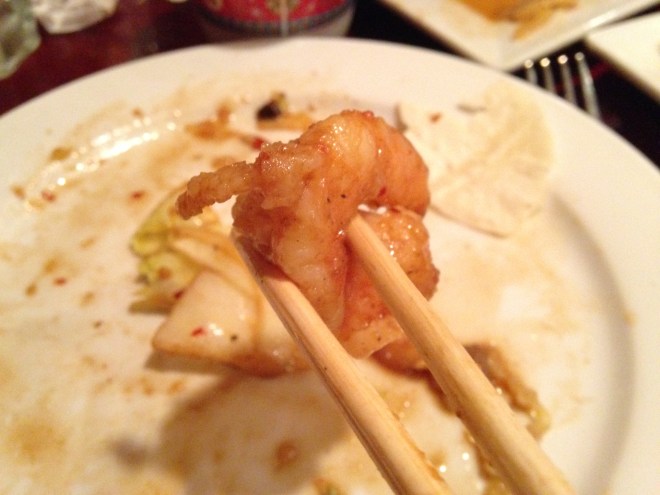 Just Give Me A Shrimp And I'm Happy.