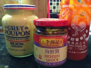 some choice condiments for meatloaf