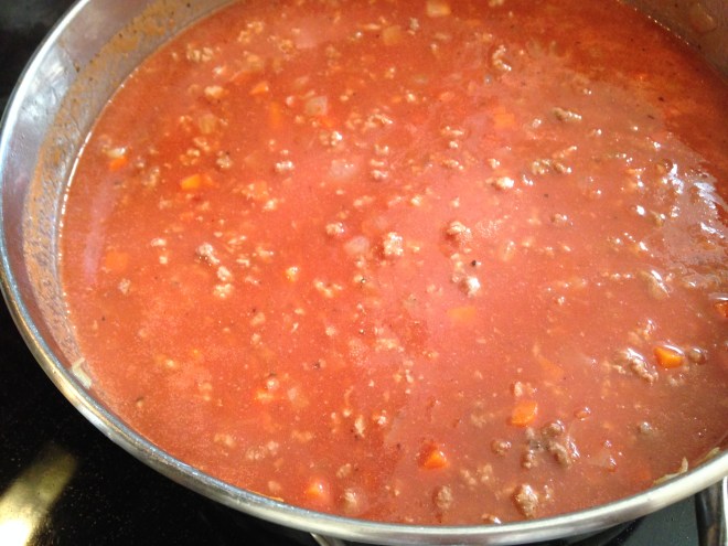 add tomatoes & broth