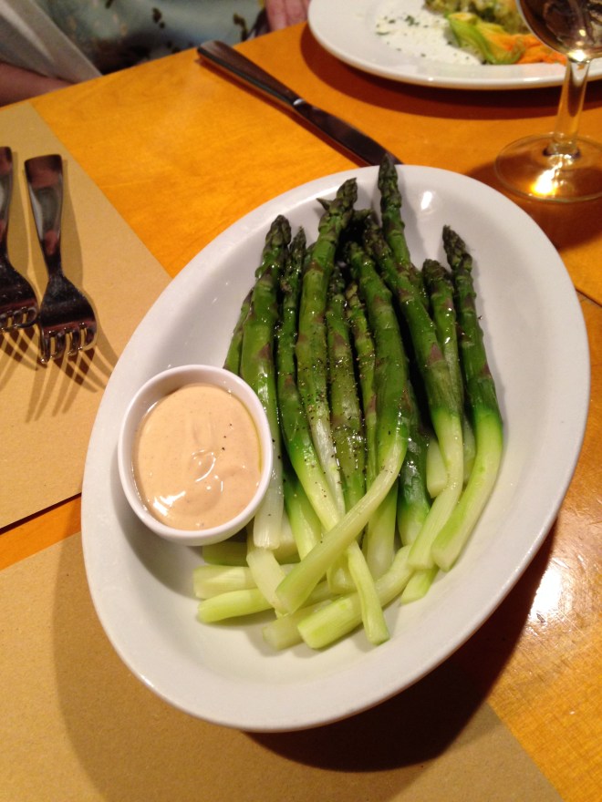 asparagus at La Zucca