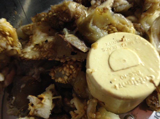 eggplant ready to puree