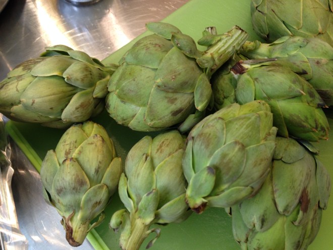 baby artichokes