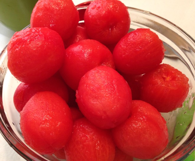 peeled tomatoes