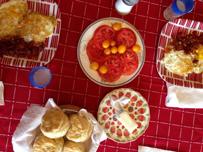 breakfast of champions. or silly people. or both.